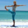 photo of yoga pose balancing